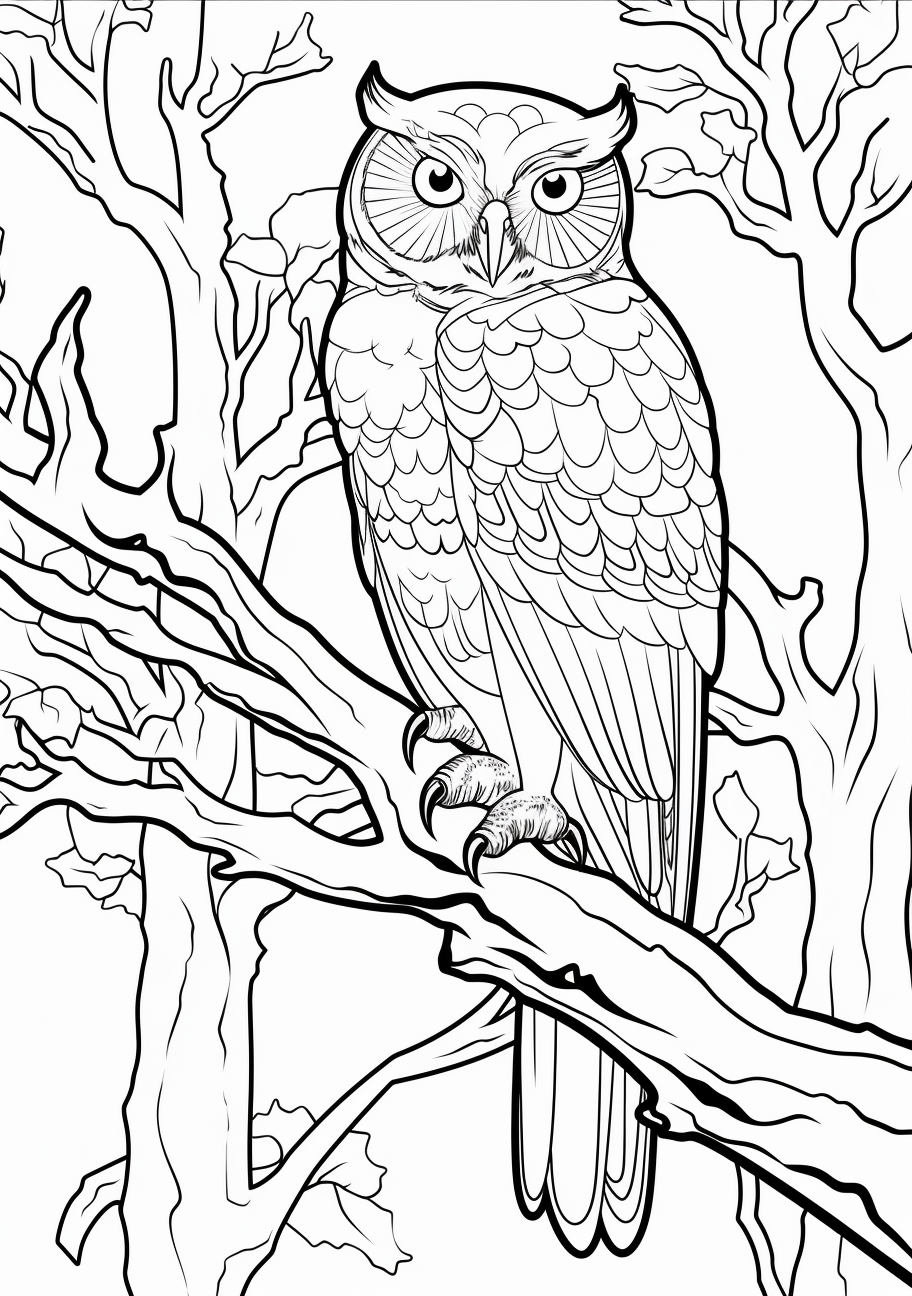 Owl coloring s