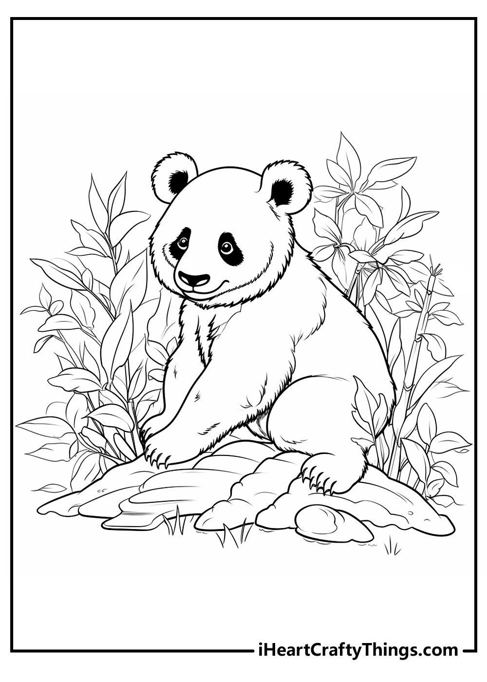 Giant panda coloring pages updated