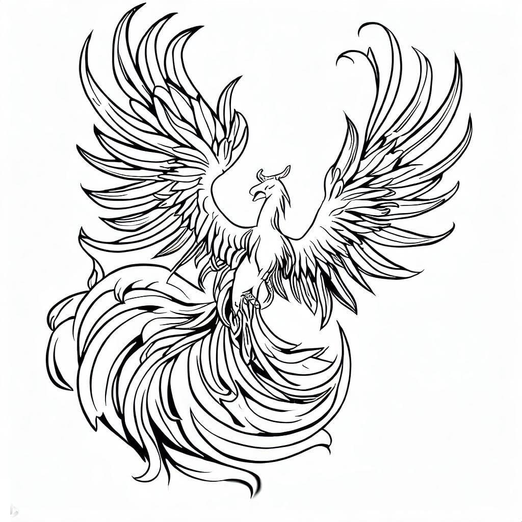 Phoenix coloring pages