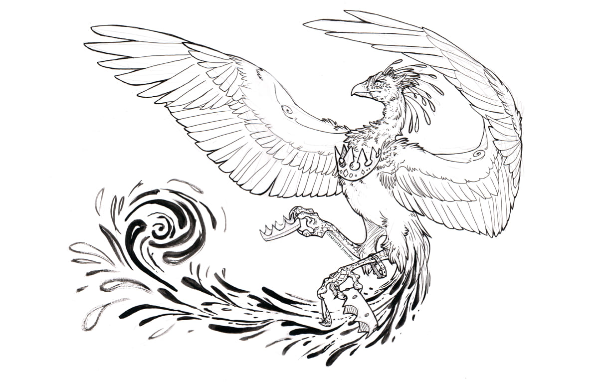 Phoenix coloring pages free printable coloring pages