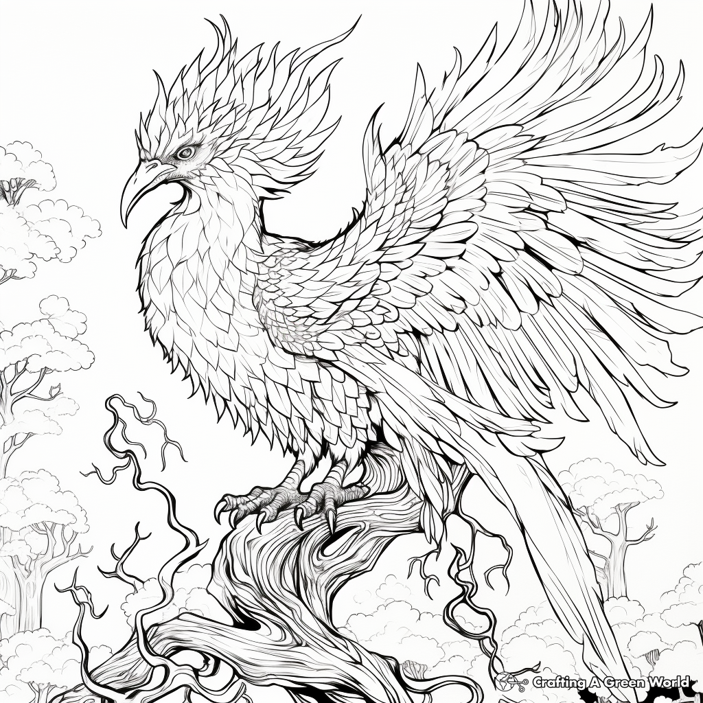 Fire coloring pages