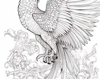 Phoenix coloring pages