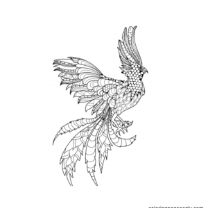 Phoenix coloring pages printable for free download