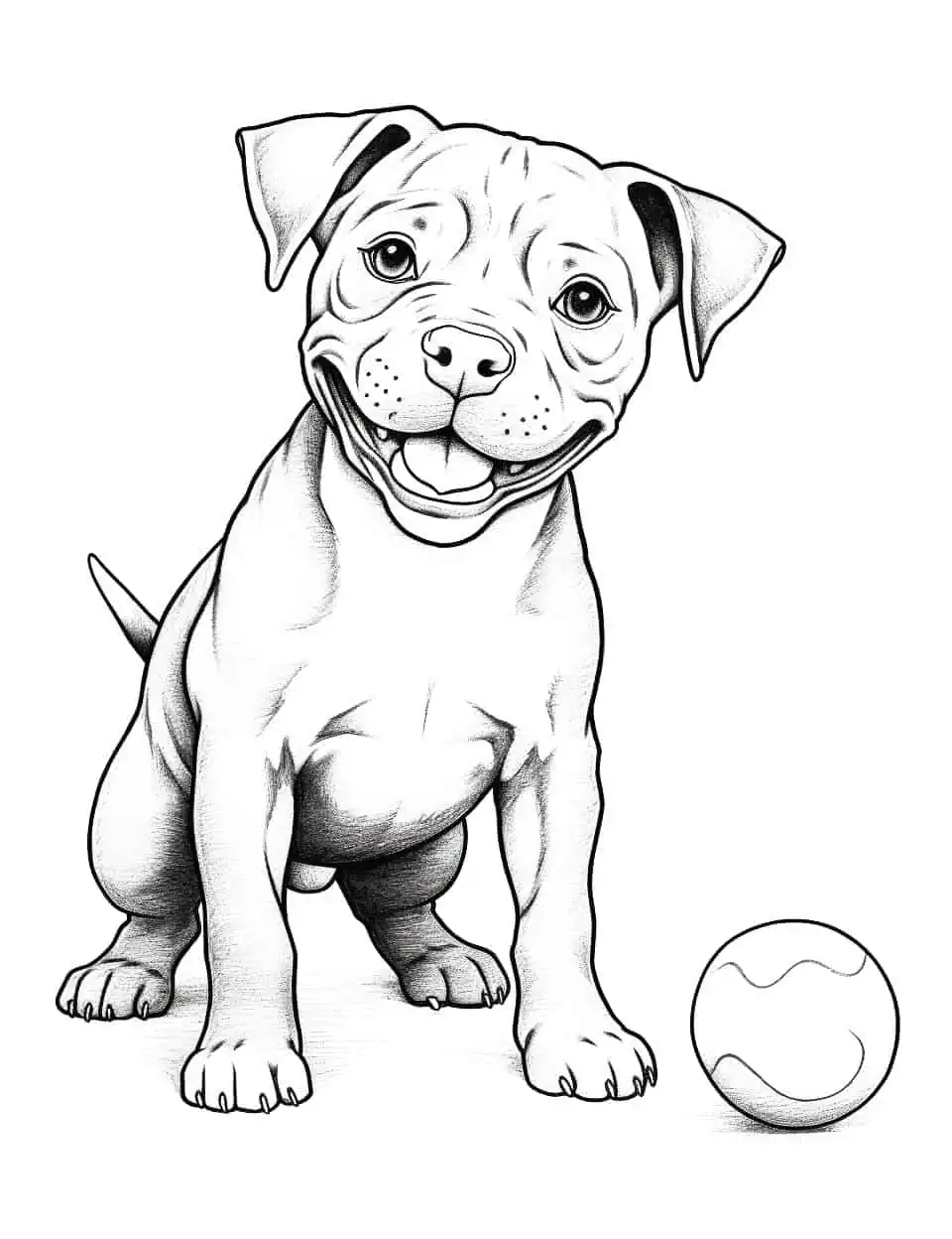 Dog coloring pages free printable sheets