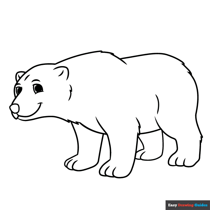 Free printable bear coloring pages for kids