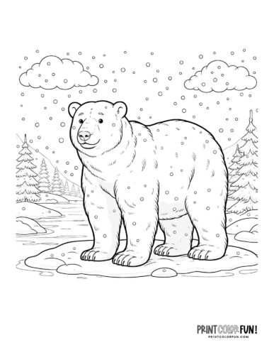 Explore the wild with bear clipart coloring plus engaging activities for kids at