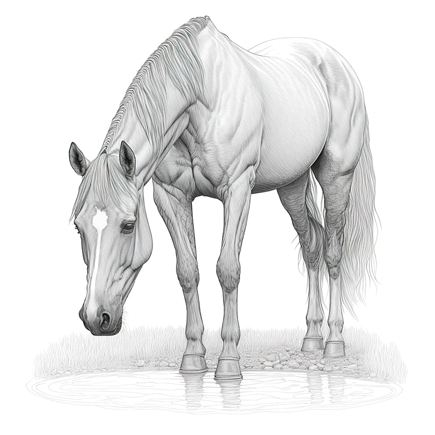 Horse coloring pages