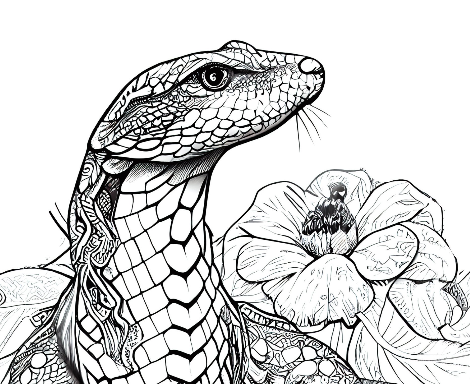 Snake coloring pages