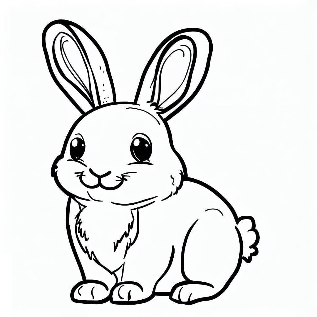 Rabbit coloring pages