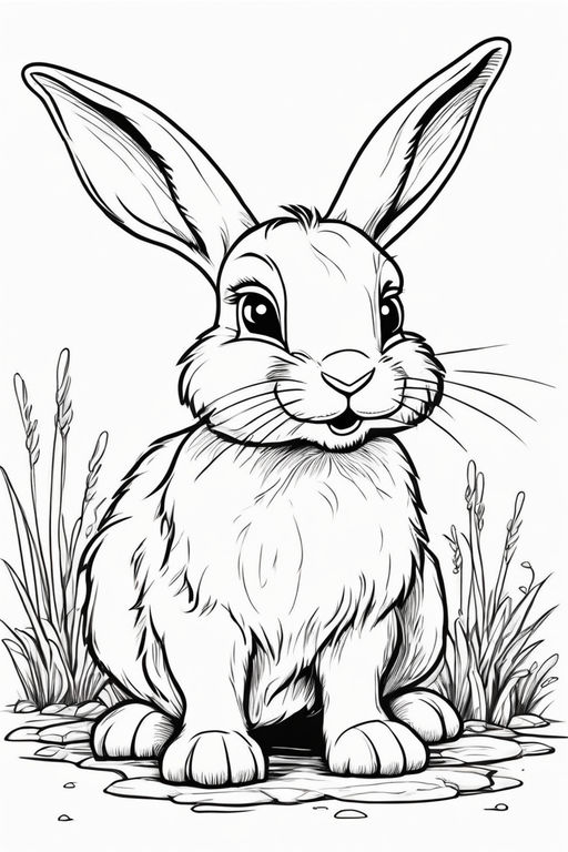 Rabbit drawing