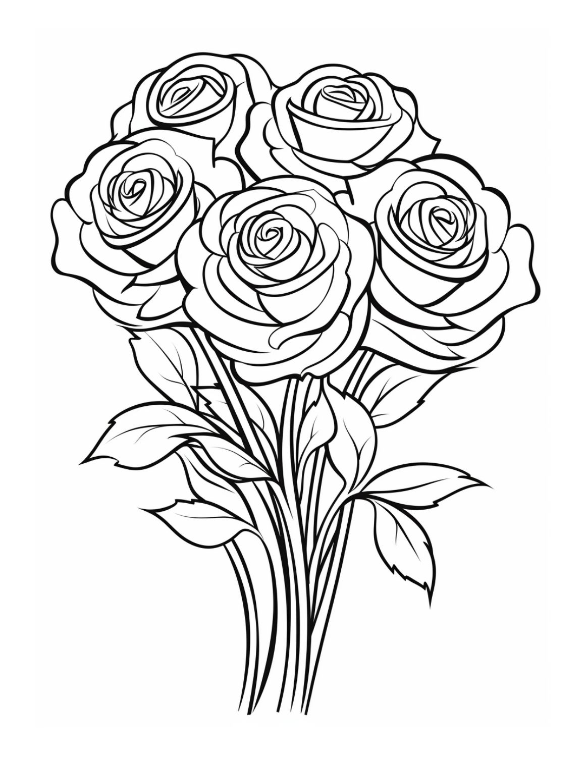 Free rose coloring pages for kids and adults to enjoy skip to my lou