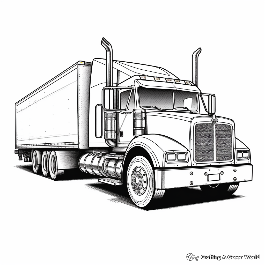 Truck coloring pages