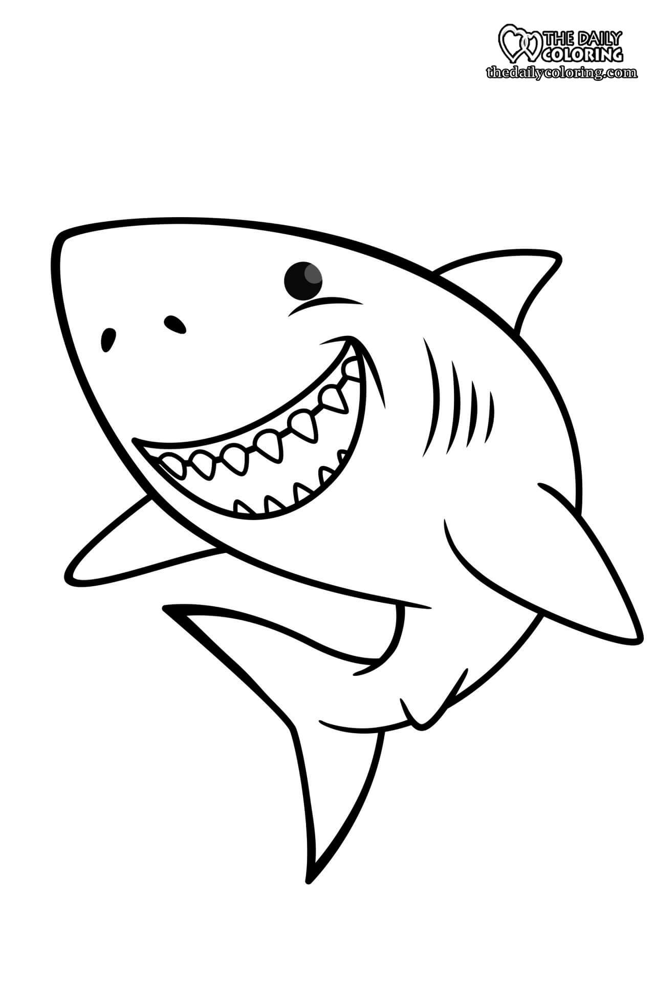 Free printable and download shark coloring pages rfreecoloringpages