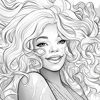Page makeup coloring page images