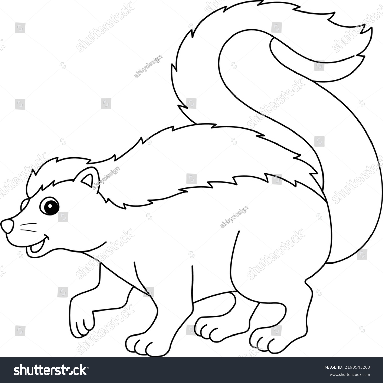 Skunk drawing images stock photos d objects vectors