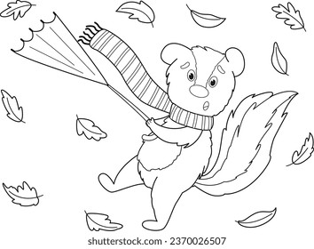 Skunk outline images stock photos d objects vectors