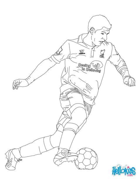 Fifa world cup soccer coloring pages