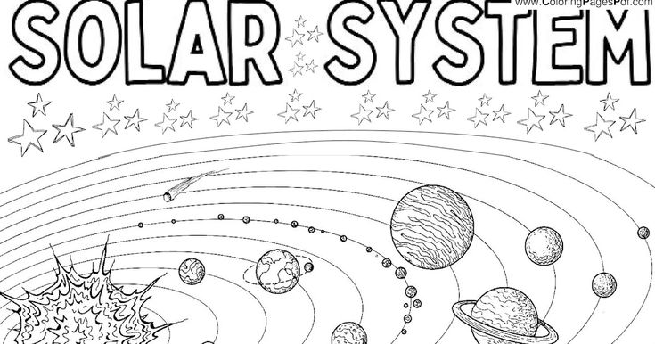 Explore the wonders of the solar system with these realistic coloring pages