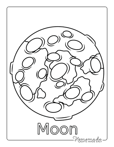 Solar system planet coloring pages for kids free printables