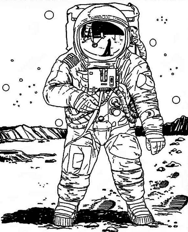 Easy to draw astronauts moon coloring pages space coloring pages adult coloring pages