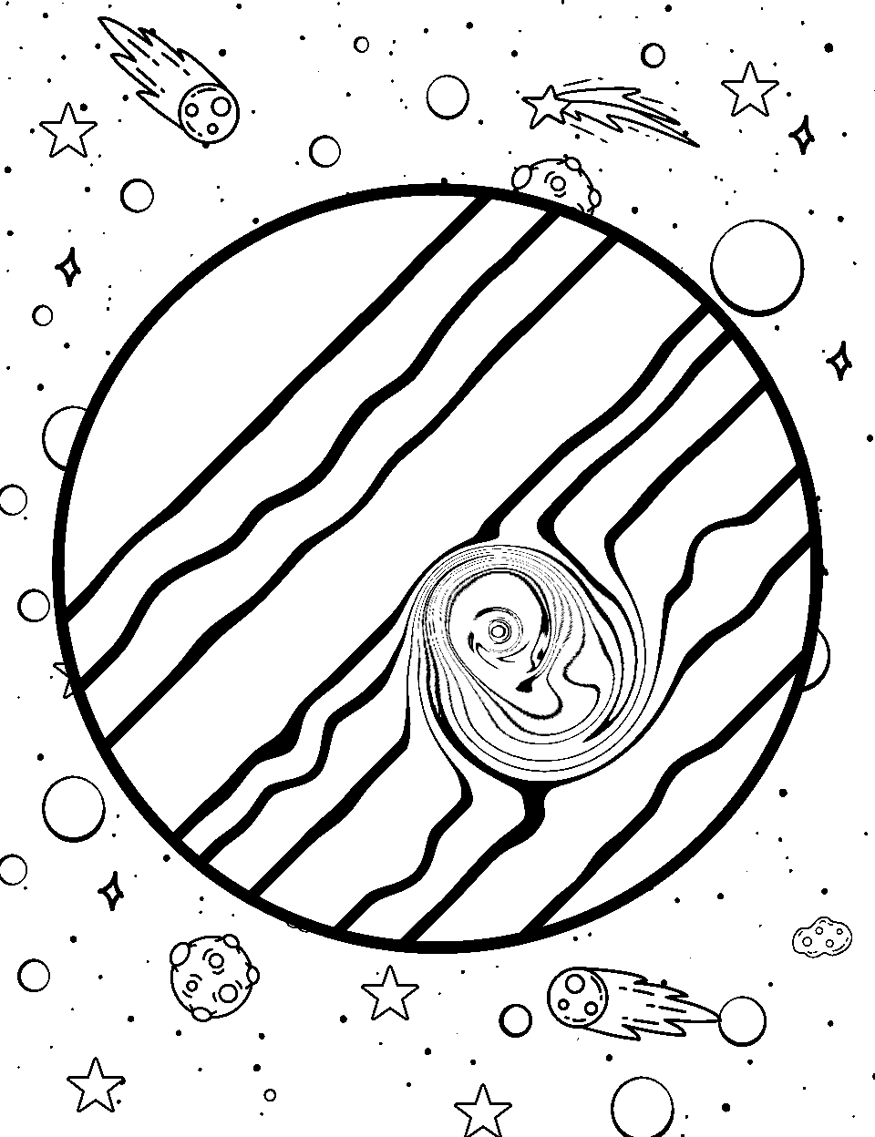 Outer space coloring pages free printable sheets