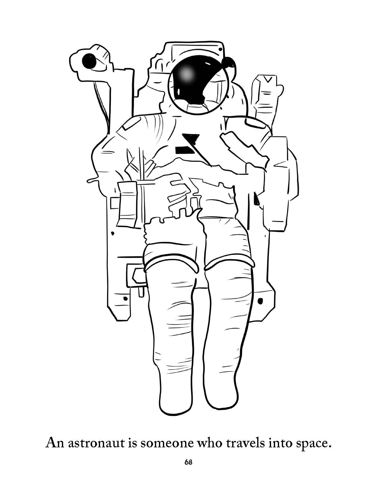 Earth science and astronomy coloring pages