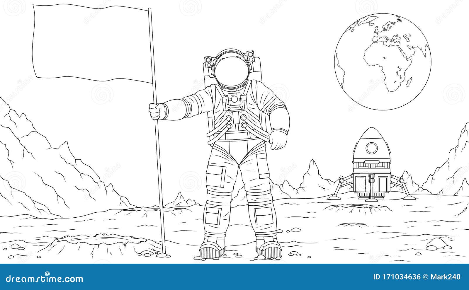 Spacesuit coloring stock illustrations â spacesuit coloring stock illustrations vectors clipart