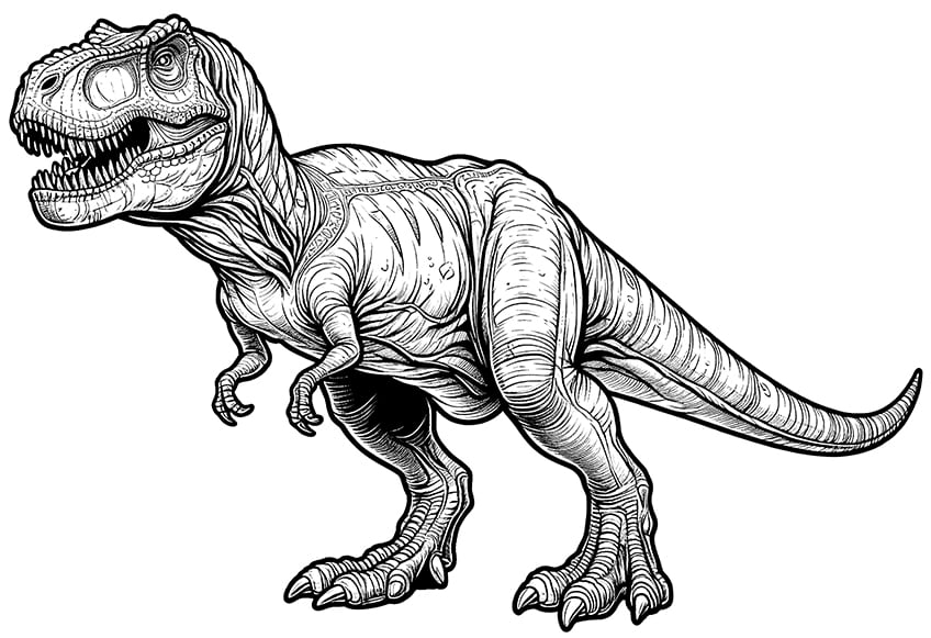 Dinosaur coloring pages