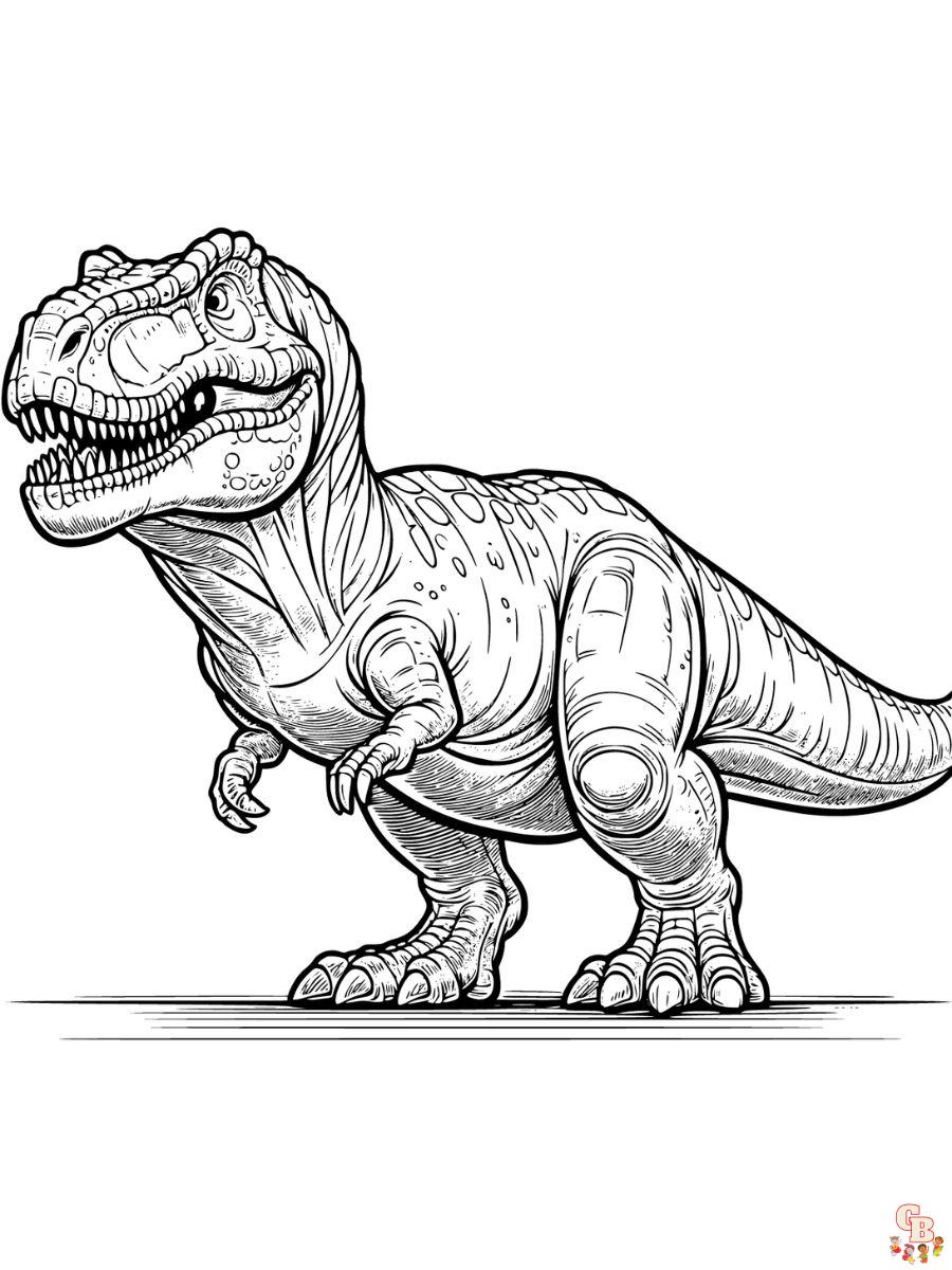 Explore the prehistoric world with free dinosaur coloring pages