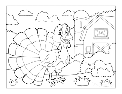 Free thanksgiving coloring pages for