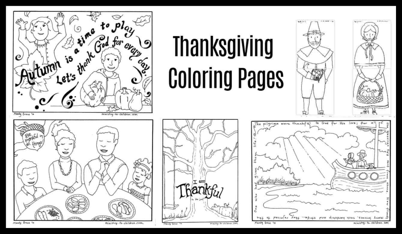 Thanksgiving coloring pages free printable for kids