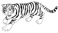 Ðï printable tiger coloring pages for free