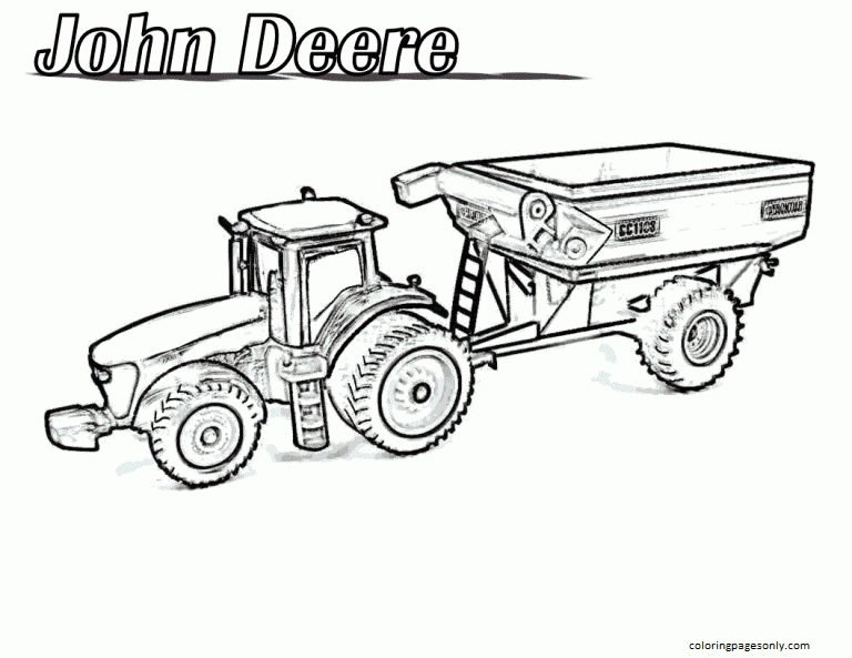 Tractor coloring pages printable for free download