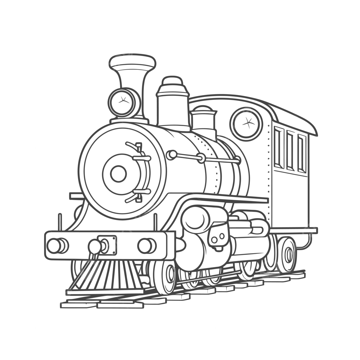 Coloring page with pictures of a train engine outline sketch drawing vector realistic train drawing realistic train outline realistic train sketch png and vector with transparent background for free download