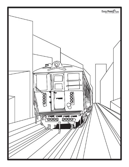 Printable train coloring pages â sheets to color