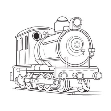 Realistic train drawing png transparent images free download vector files