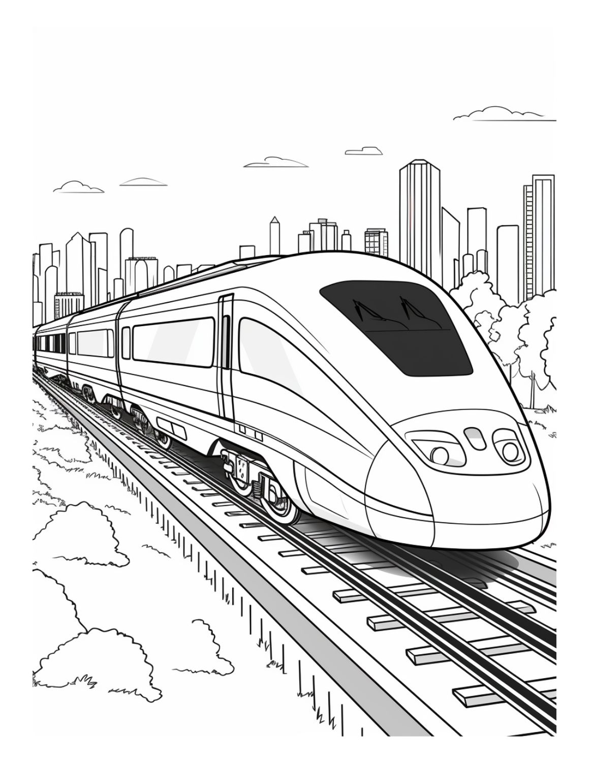 Free printable train coloring pages with pdf download skip to my lou