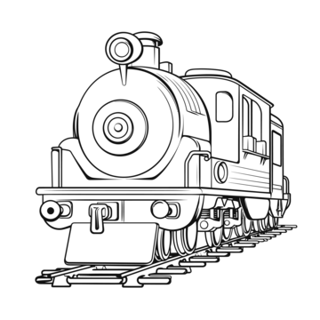 Realistic train outline png transparent images free download vector files