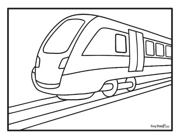 Printable train coloring pages â sheets to color