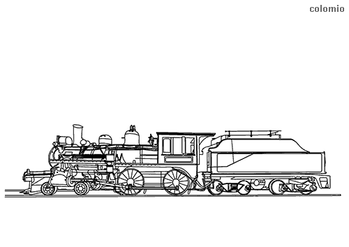 Trains coloring pages free printable train coloring sheets