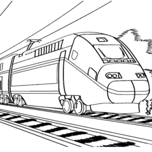 Train coloring pages printable for free download