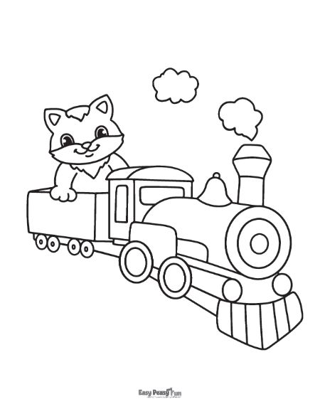 Printable train coloring pages â sheets to color