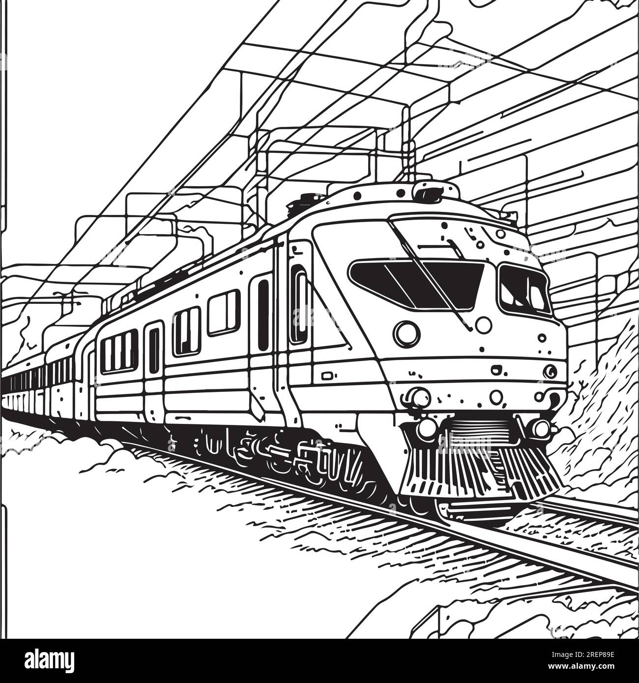 Drawing train hi