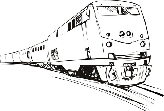 Train drawing images â browse photos vectors and video