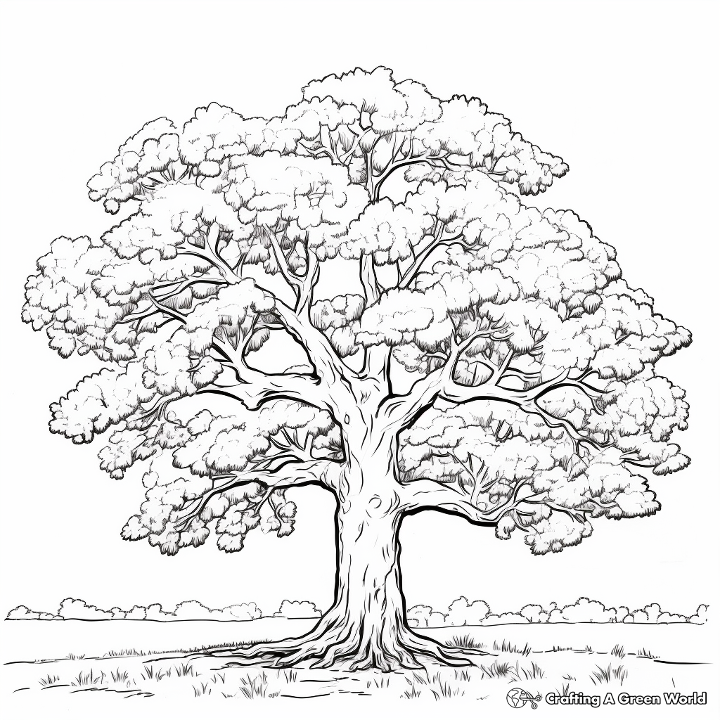 Pecan coloring pages