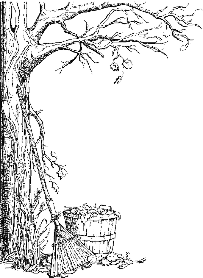 Tree adults and teens coloring pages