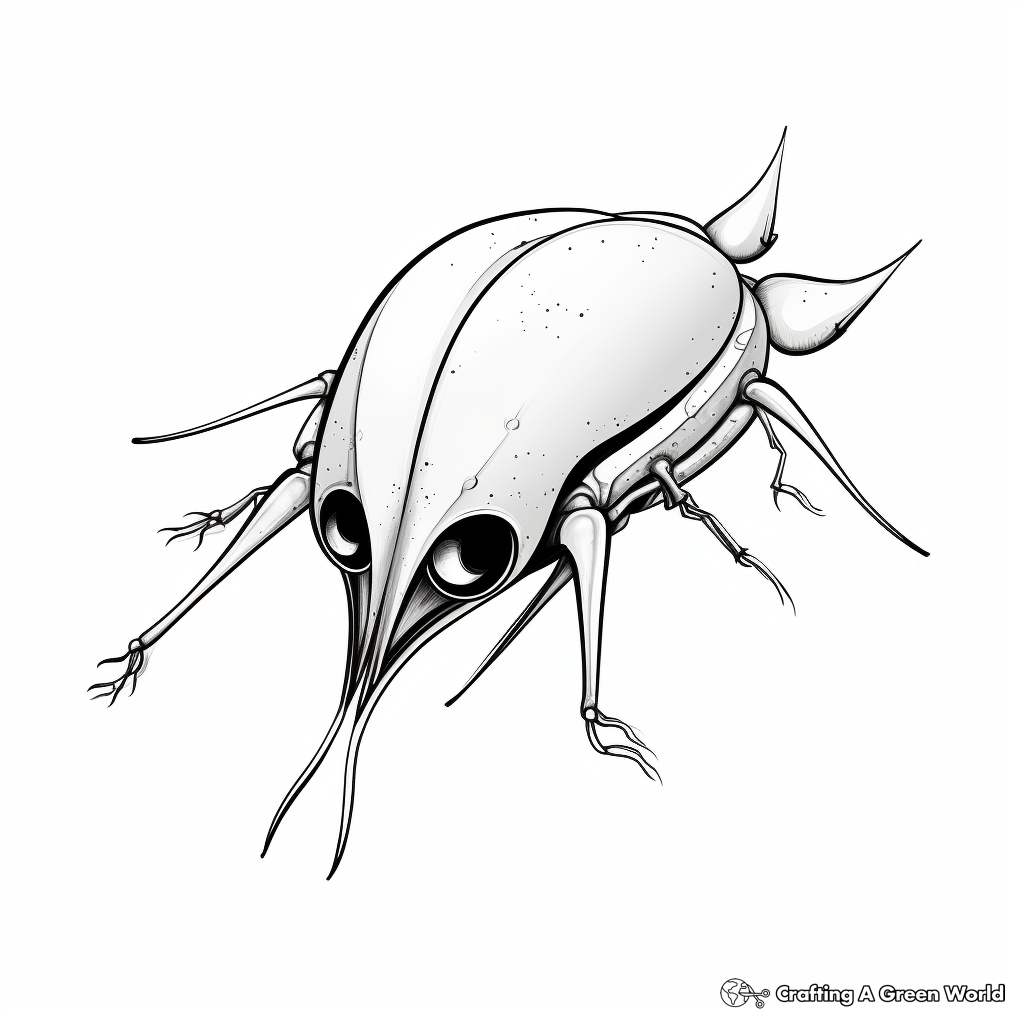 Vampire squid coloring pages