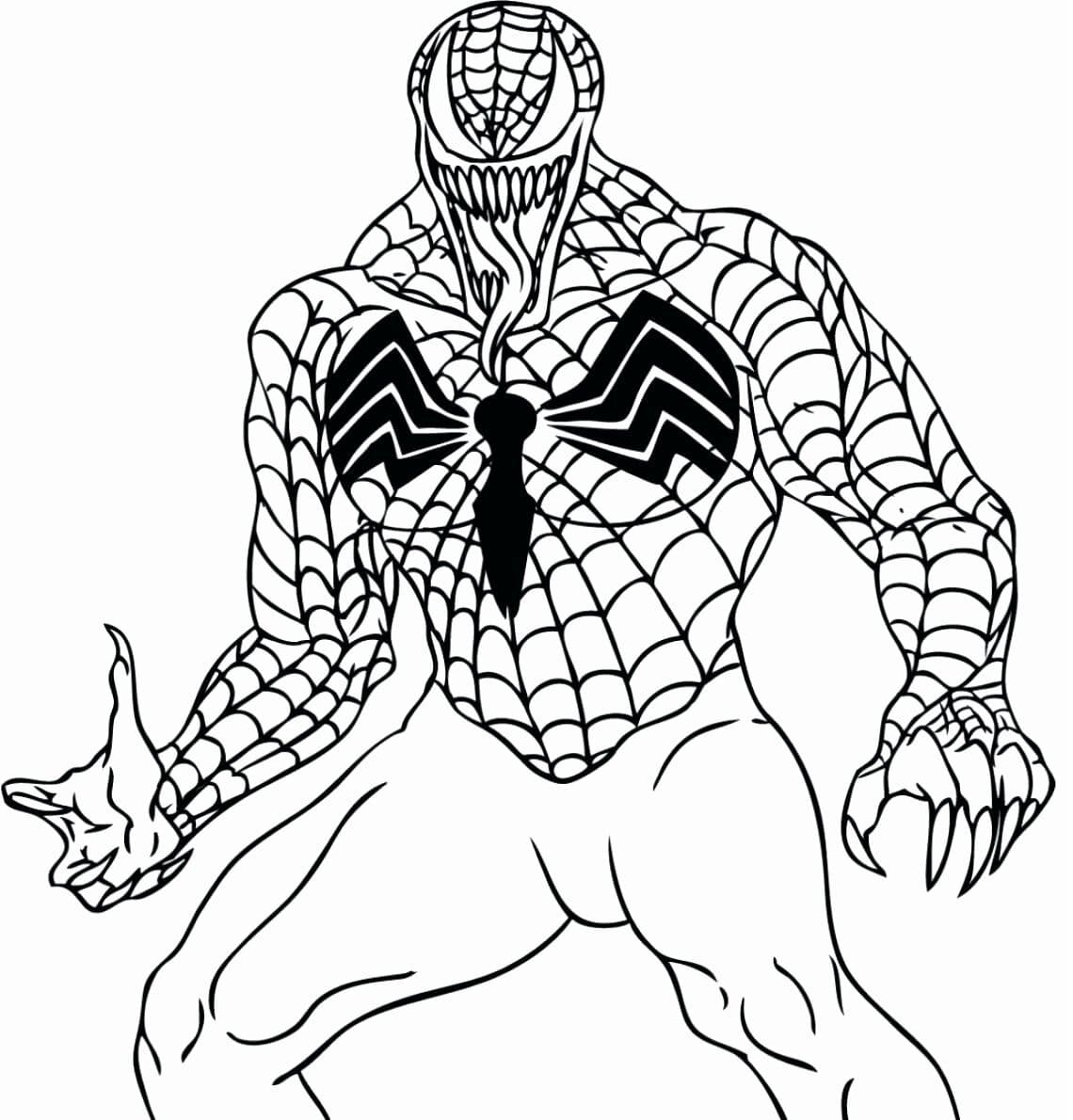 Venom coloring page coloring page