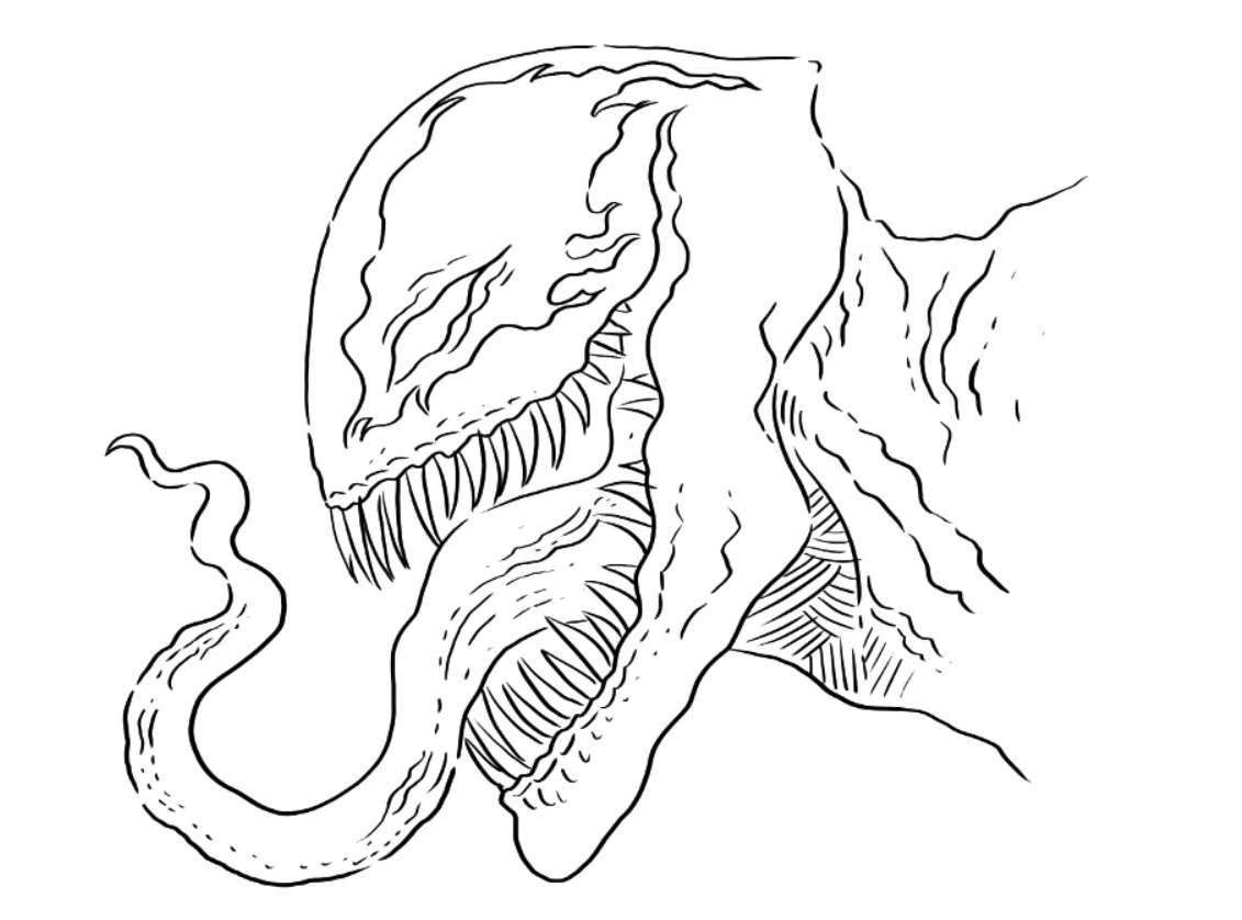 Coloring pages venom x print free