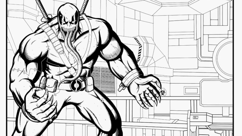 Venom coloring pages printable